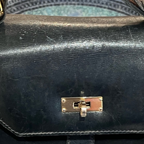 Authentic Gucci 1950s/60s Rare Suede Satchel - Picture 9 of 13